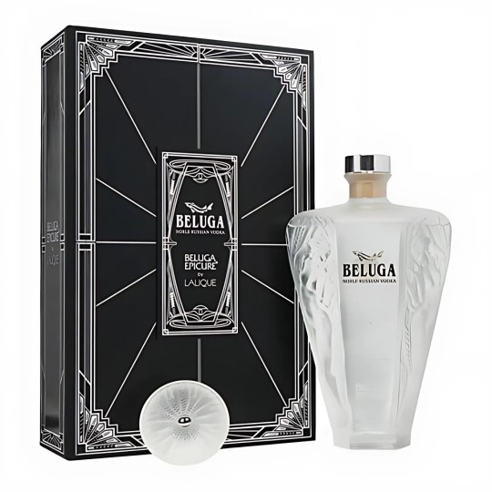 Vodka Beluga Epicure by Lalique 70cl - Caviar Milan